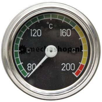 Temperatuurmeter mechanisch, <br>M10 x 1, voor luchtgekoelde motoren. <br> inbouwmaat Ø 60 mm, kabellengte 1800 mm - 15005312